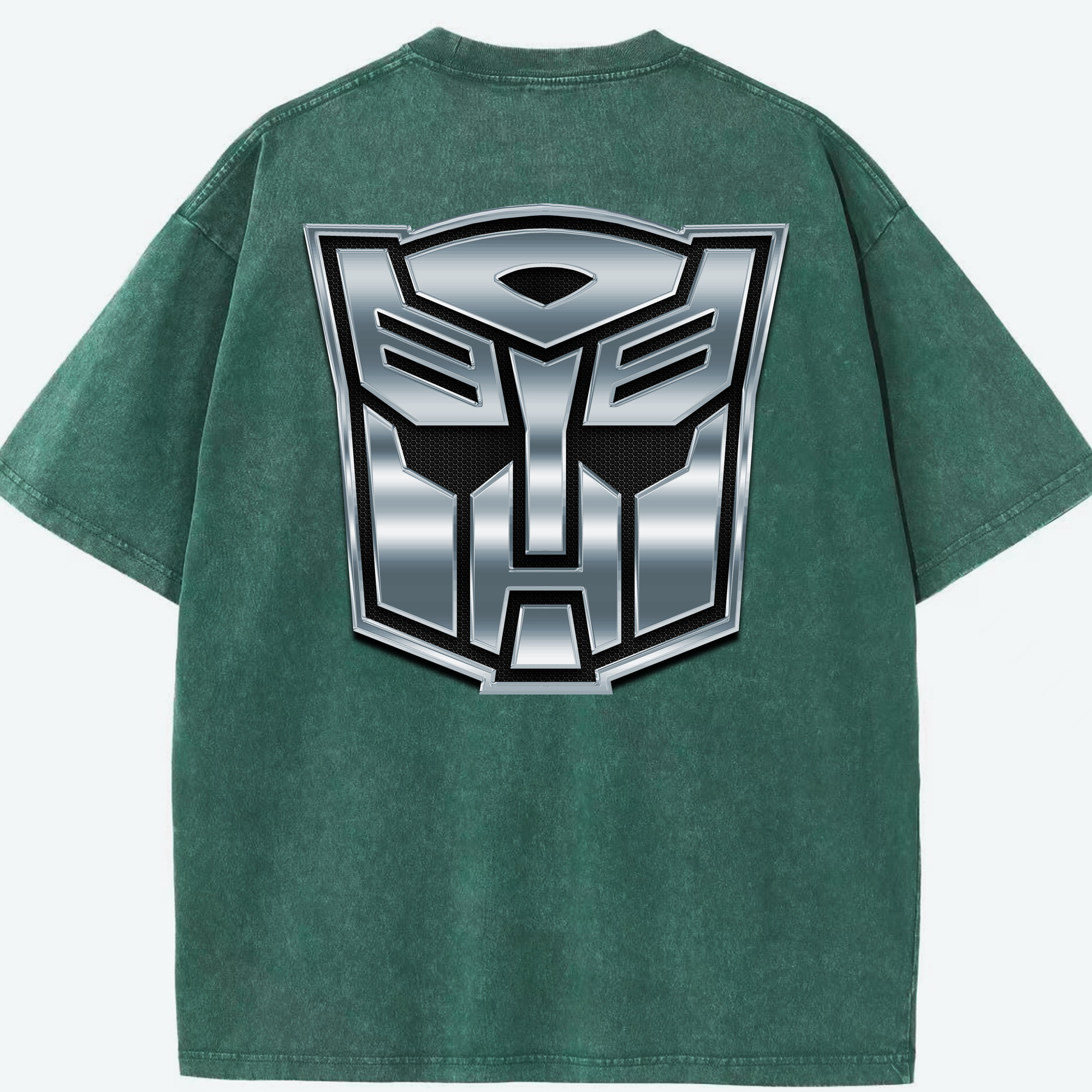（画像用）  綿100% ヴィンテージ風 半袖Tシャツ（背面プリント）